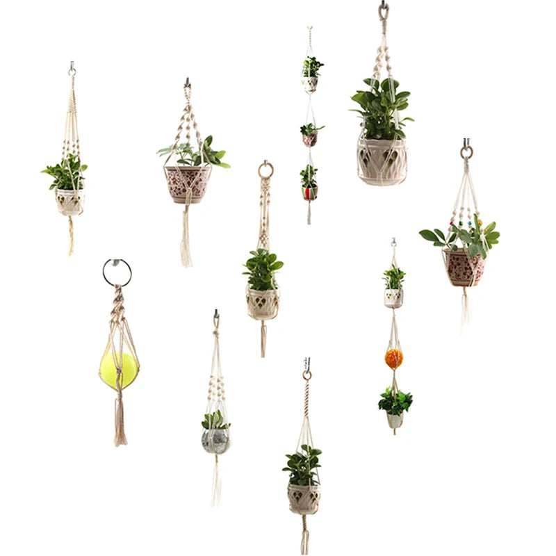 9 Styles Macrame Plant Hanger