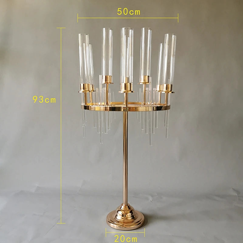 Metal Candlestick Holders Set