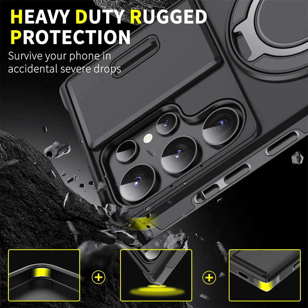 Samsung Defender Case with Slide Camera Protection