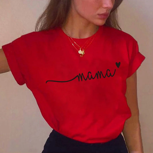 Kawaii Mama Love T-shirt - Harajuku Style