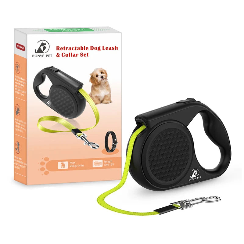 5m Retractable Dog Leash for 0-20kg Dogs