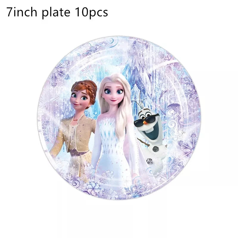 Frozen Birthday Party Tableware Set