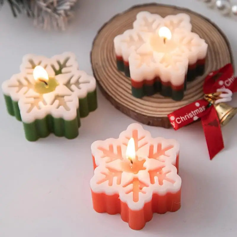 Snowflake Christmas Aromatherapy Candle