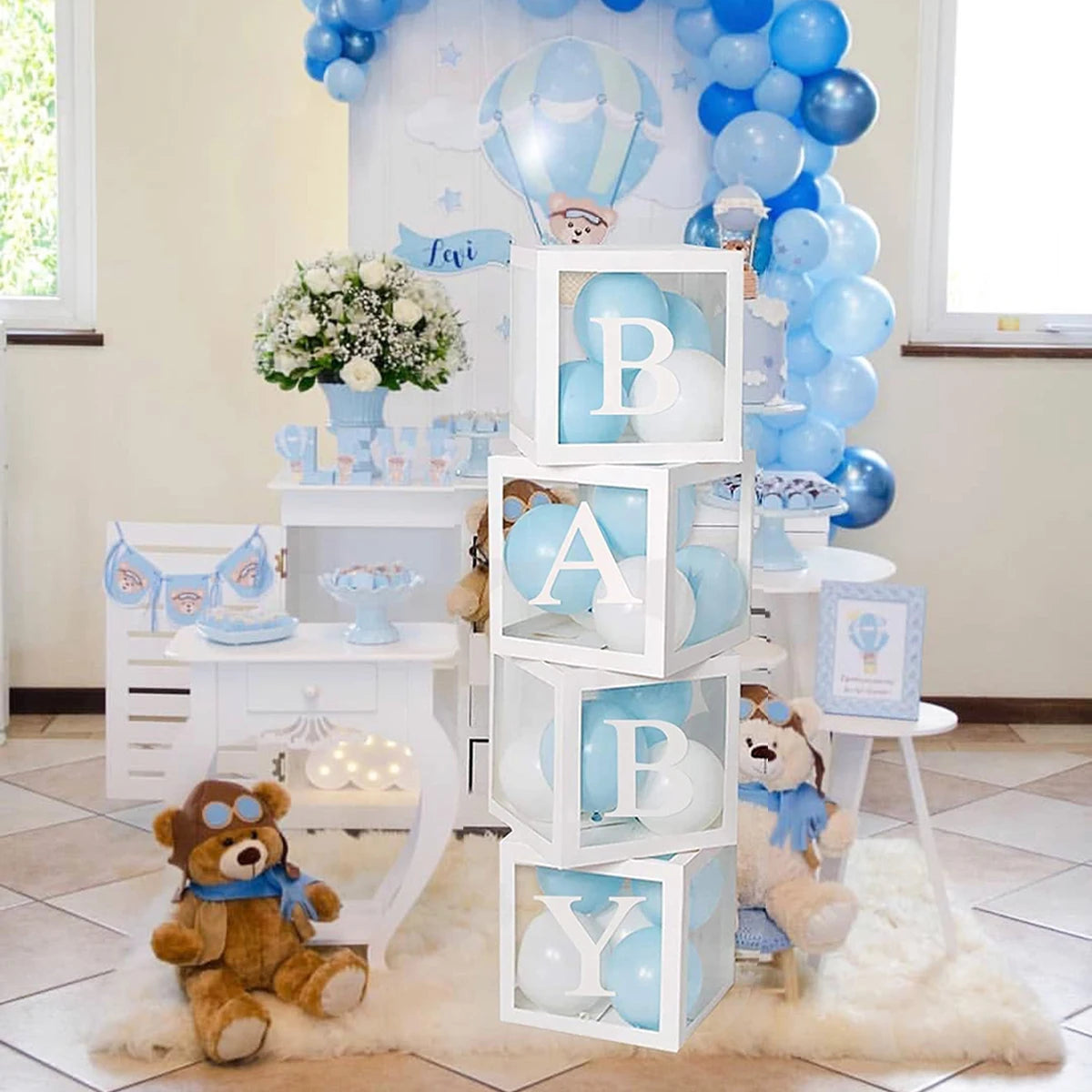 Transparent Alphabet Balloon Box Set