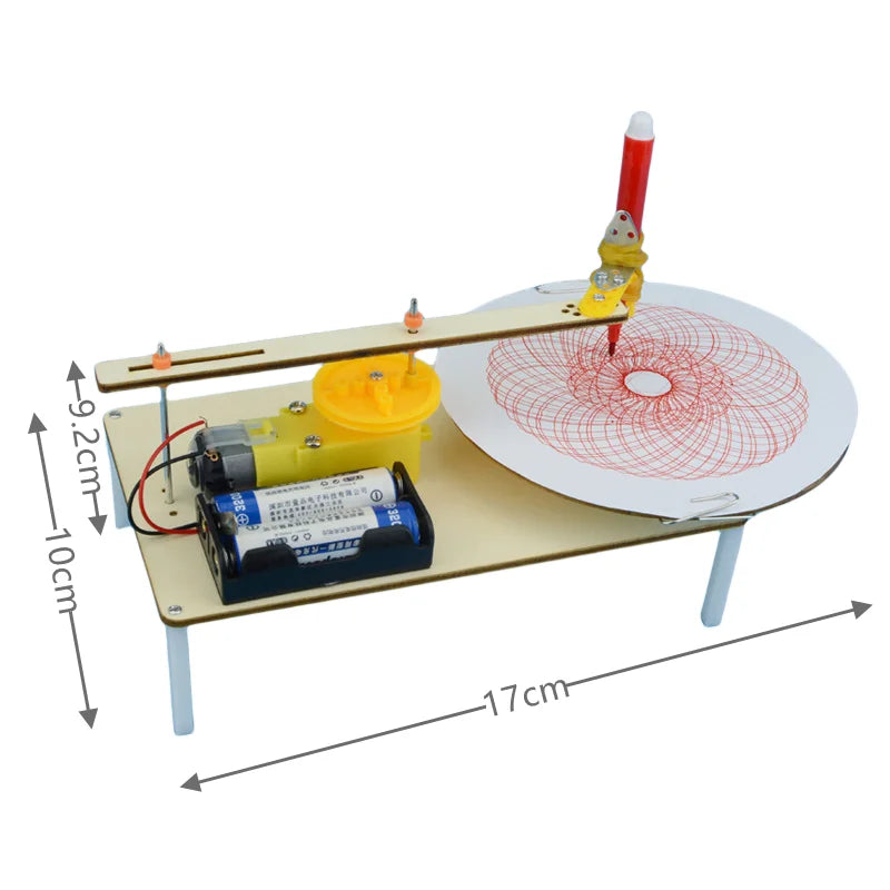 DIY Wooden Electric Plotter Robot Kit