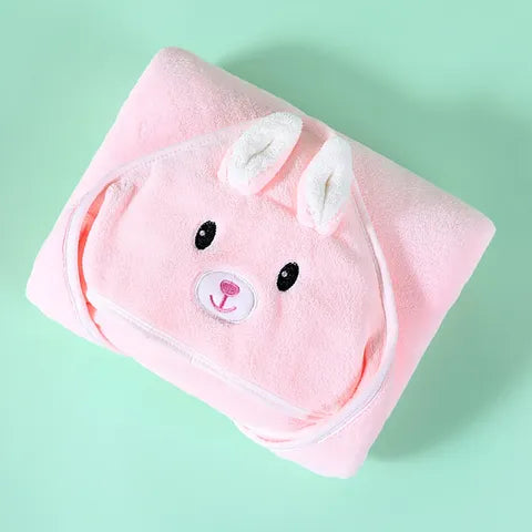 Cartoon Hooded Baby Bath Towel