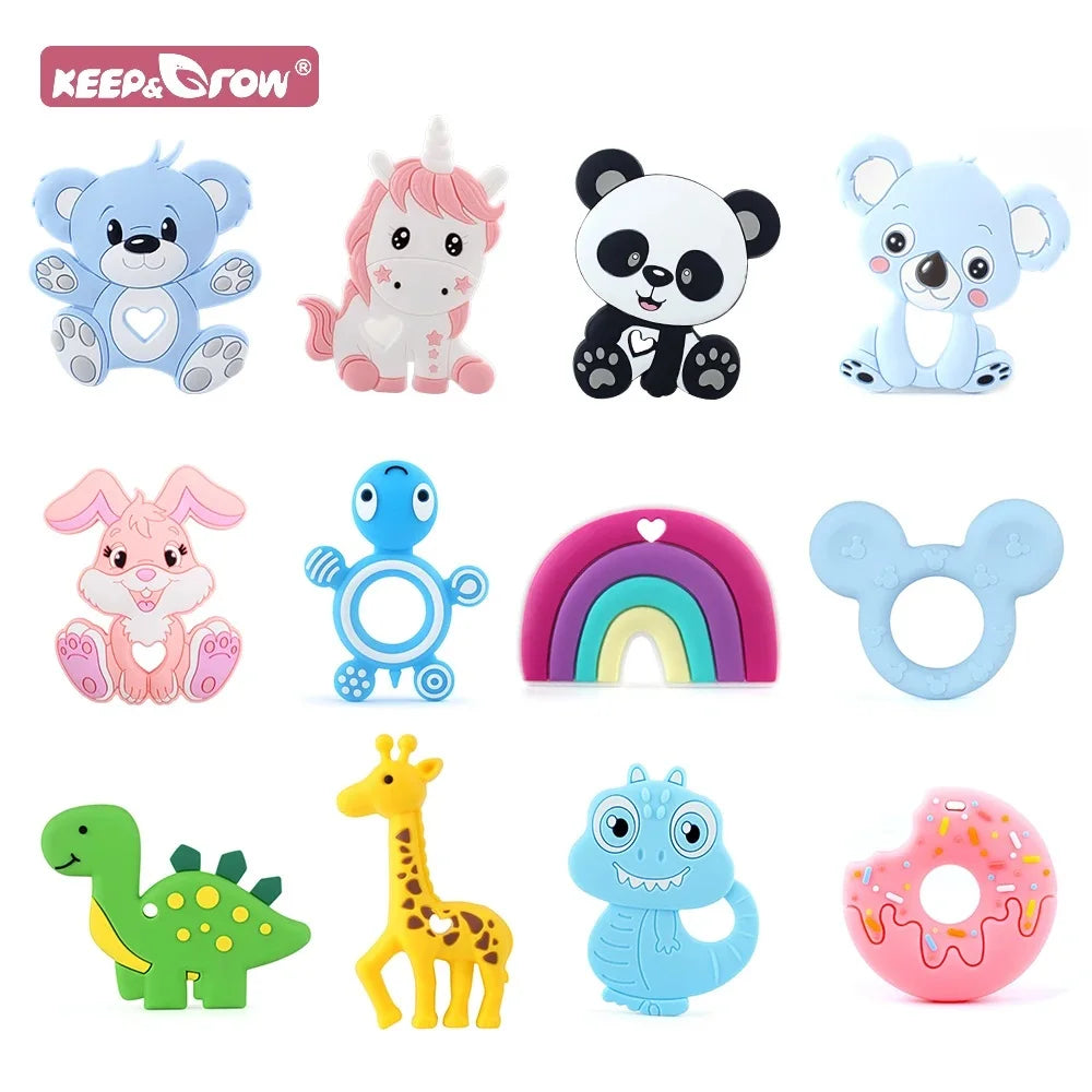 BPA-Free Silicone Baby Teethers Set