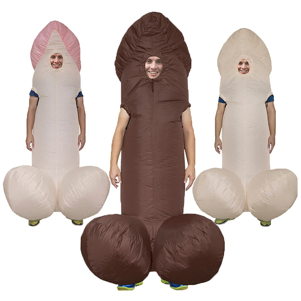 Adult Inflatable Penis Costume - Sexy Funny Party Dress