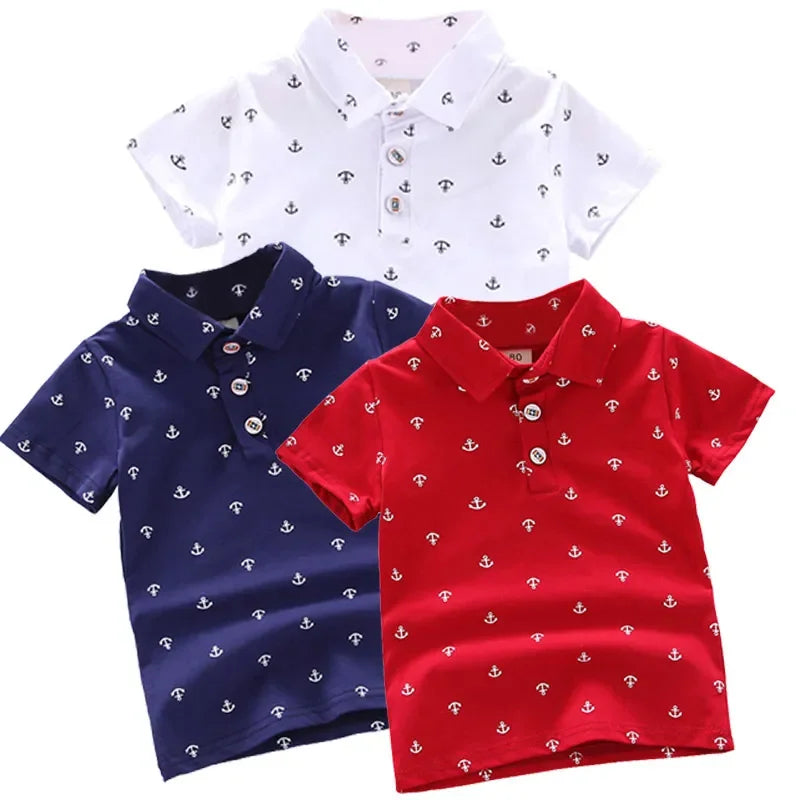 Breathable Boys Summer Shirt - Trendy Prints