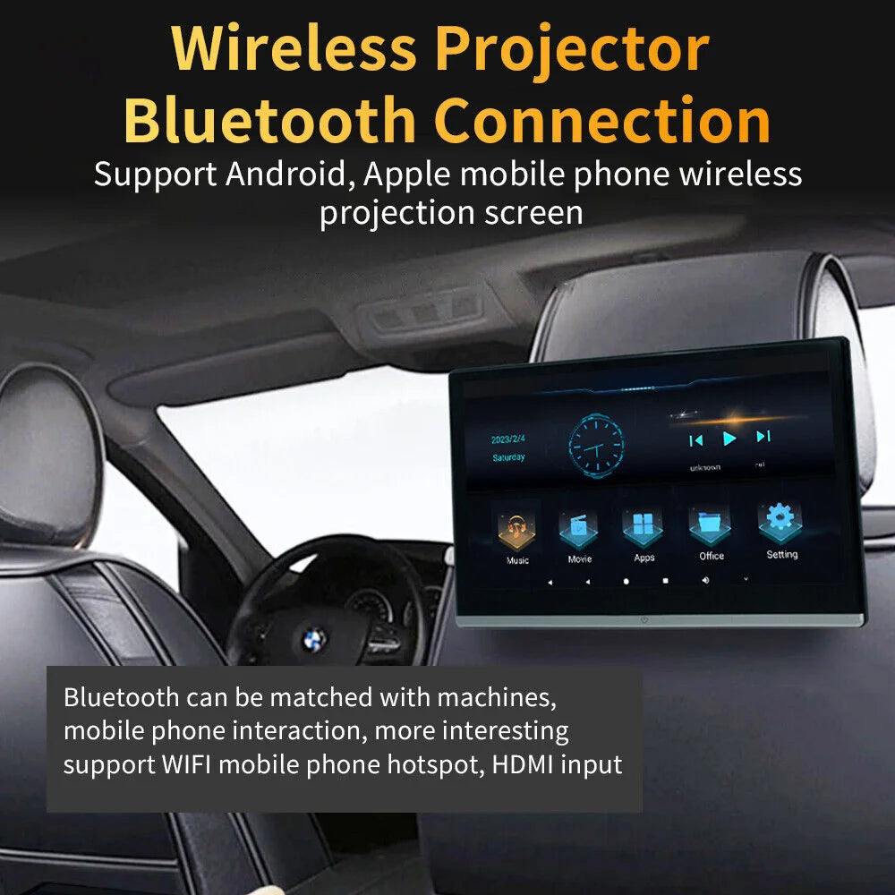 13.3 Inch Android Car Headrest TV Monitor