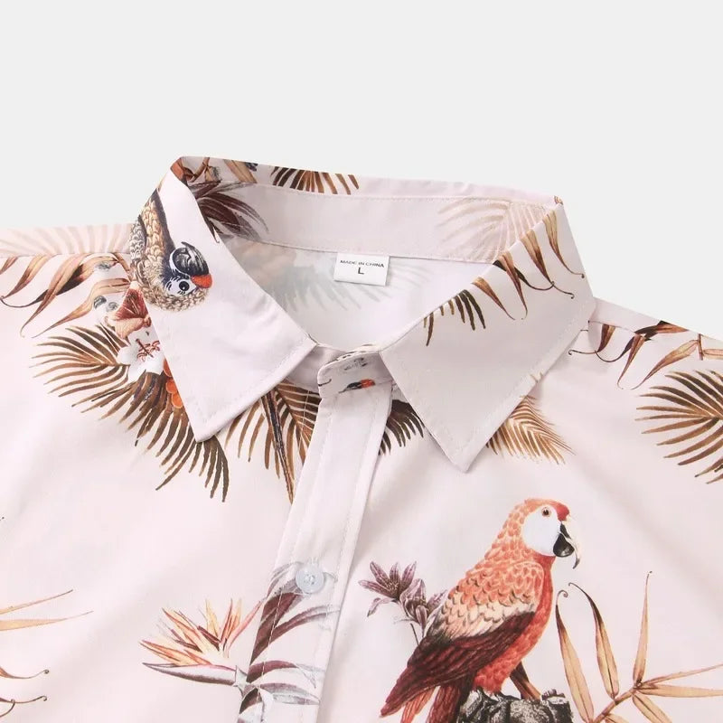 2024 Men's Hawaiian Beach Shirts