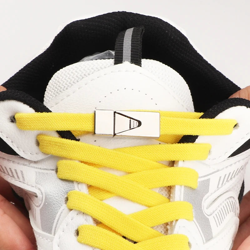 No Tie Shoelace Press Locks - Convenient Elastic Laces