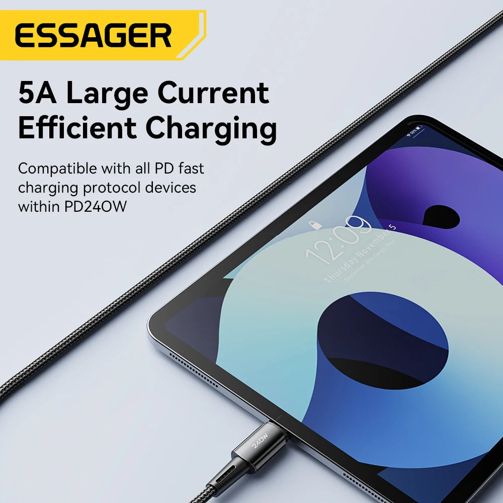 Essager 240W Super Fast Charge Type-C Cable