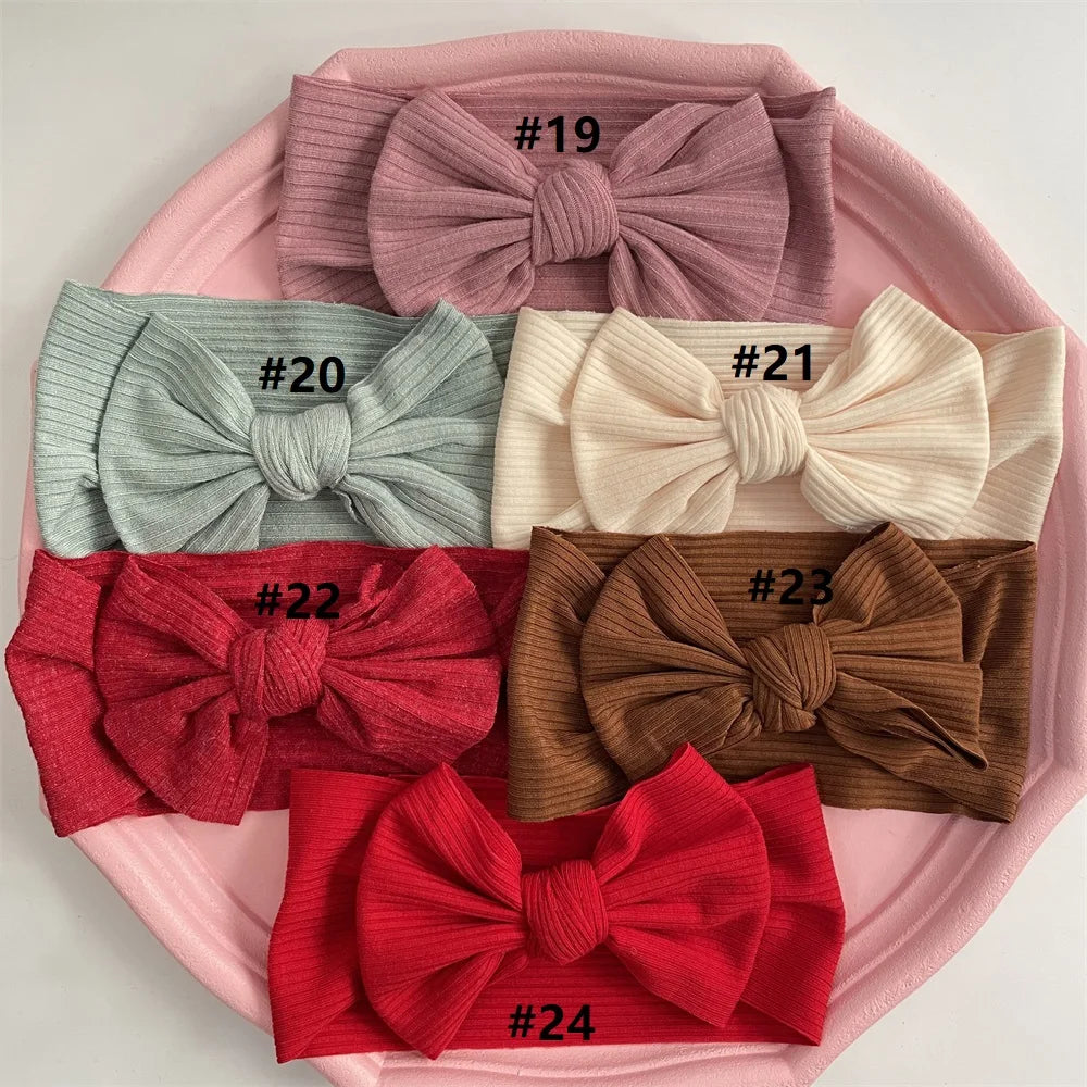 Soft Knit Baby Headbands - 44 Colors