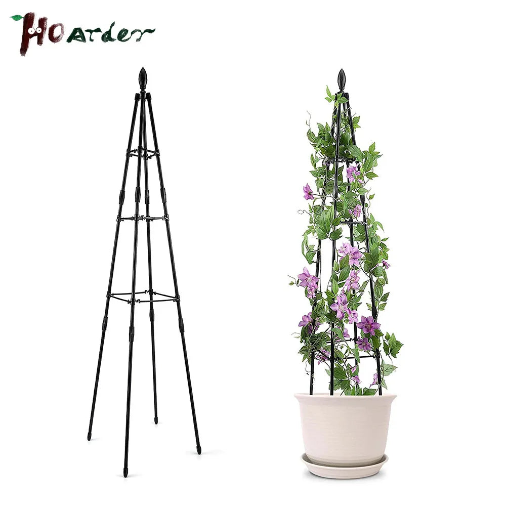 Metal Obelisk Plant Support Frame