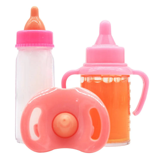 Baby Doll Carry Bag Set Bottle, Pacifier