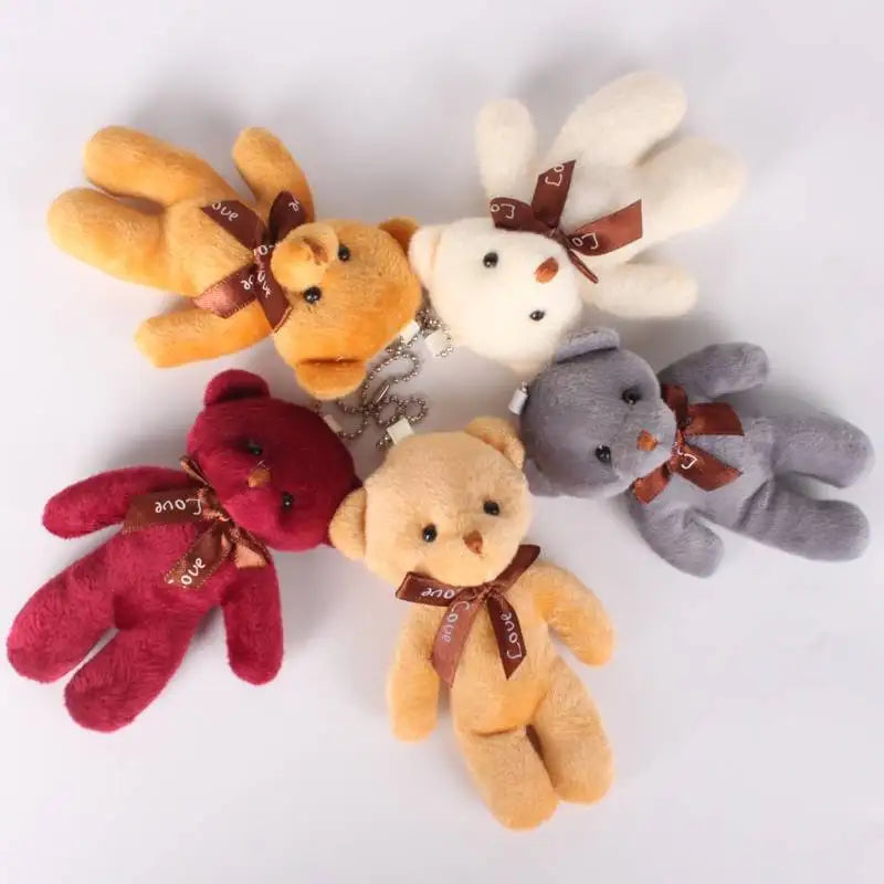 12Pcs Mini Teddy Bear Plush Toys