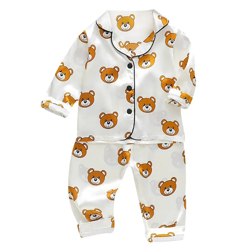 Toddler Silk Satin Pyjamas Set