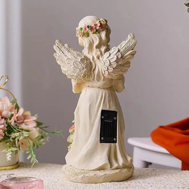 Angel Solar Lamp LED Garden Statue