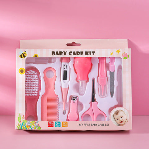 10Pcs Baby Care Kit in Blue