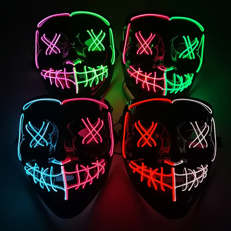 Glowing Halloween LED Mask