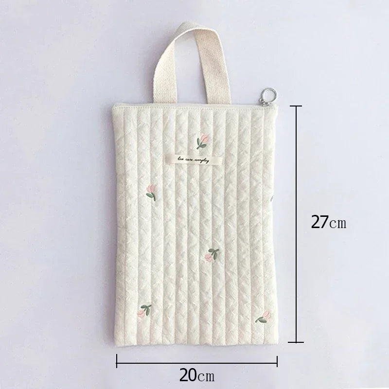 Cute Bear Embroidered Nappy Changing Bags