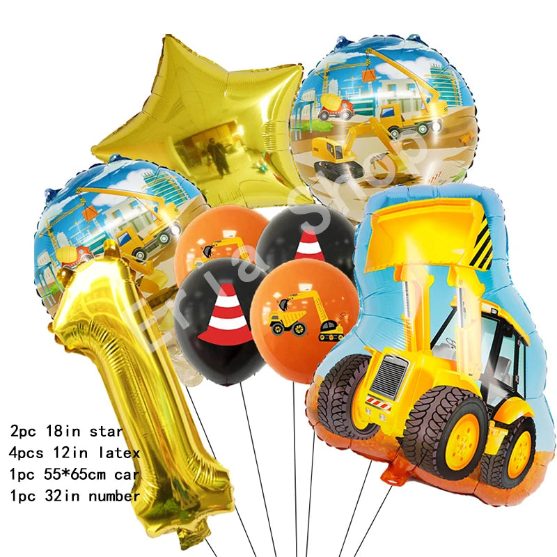 Construction Tractor Theme Party Supplies