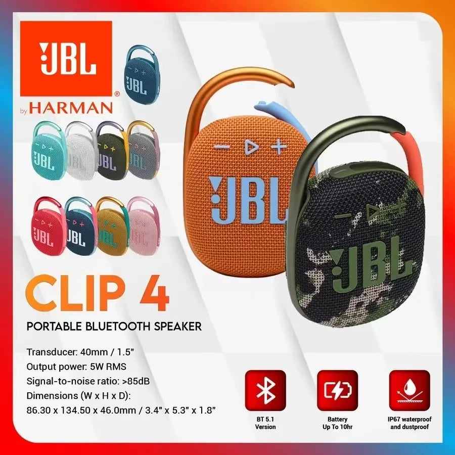 JBL CLIP 4 Mini Bluetooth Speaker