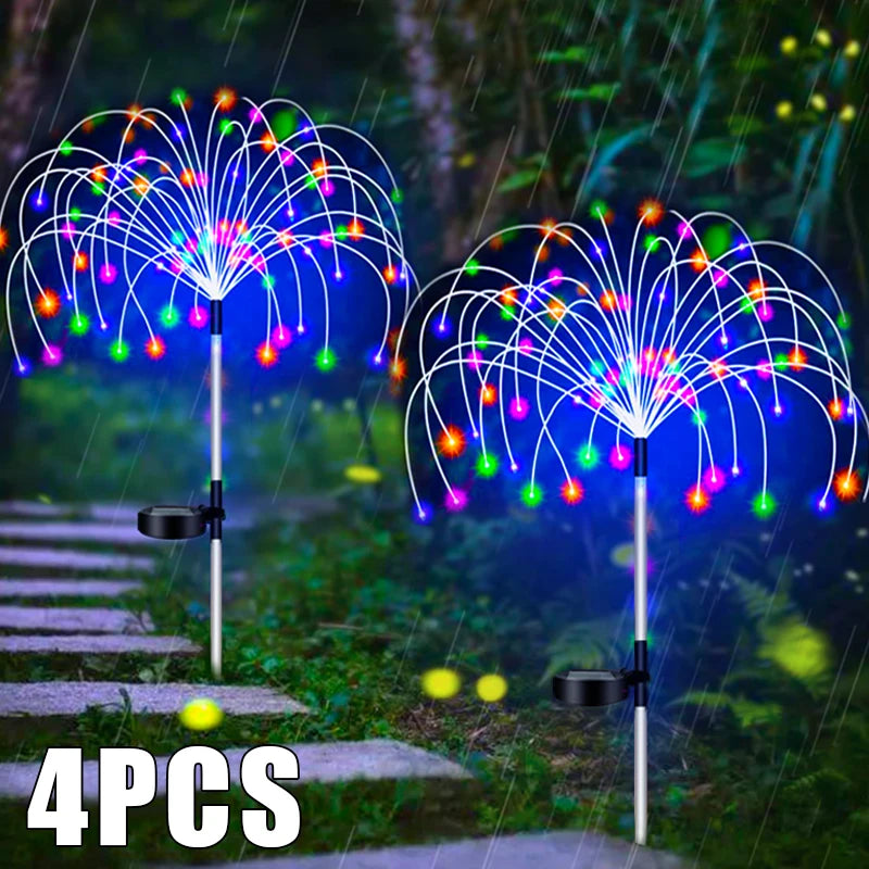 Solar LED Firework Fairy Lights