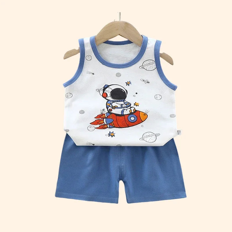 Kids Summer Vest Set