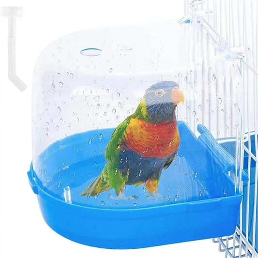 Bird Bath Cube Parrots Bathtub