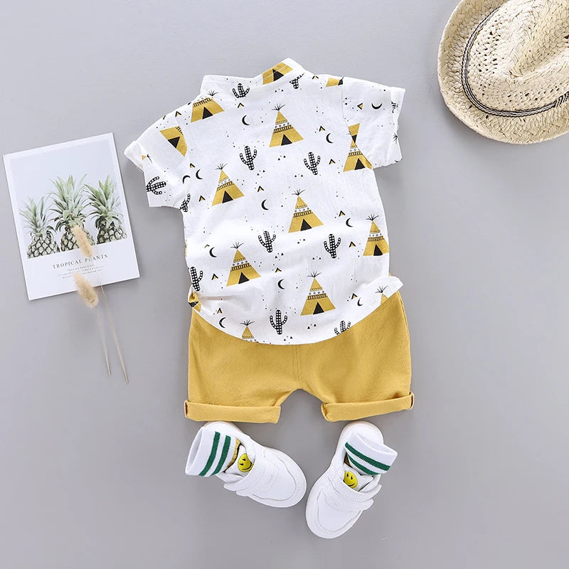 Cool Pyramid Baby Shirt Set