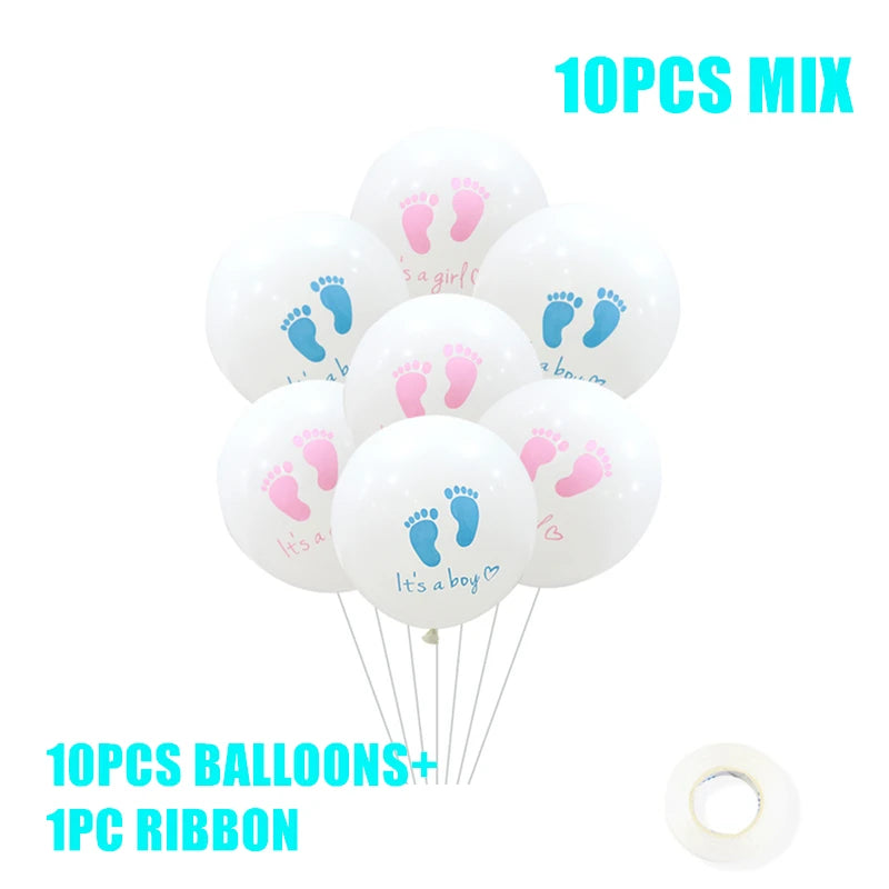 Gender Reveal Balloons Baby Party Décor