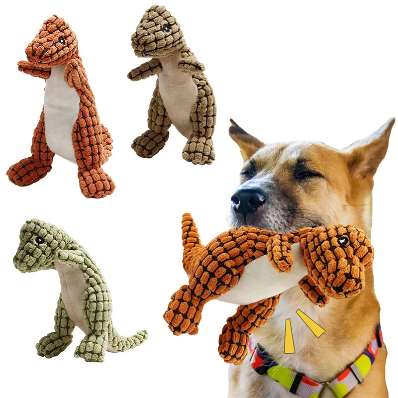 CDDMPET Plush Dog Toy - Interactive Chew Toy for Small Dogs