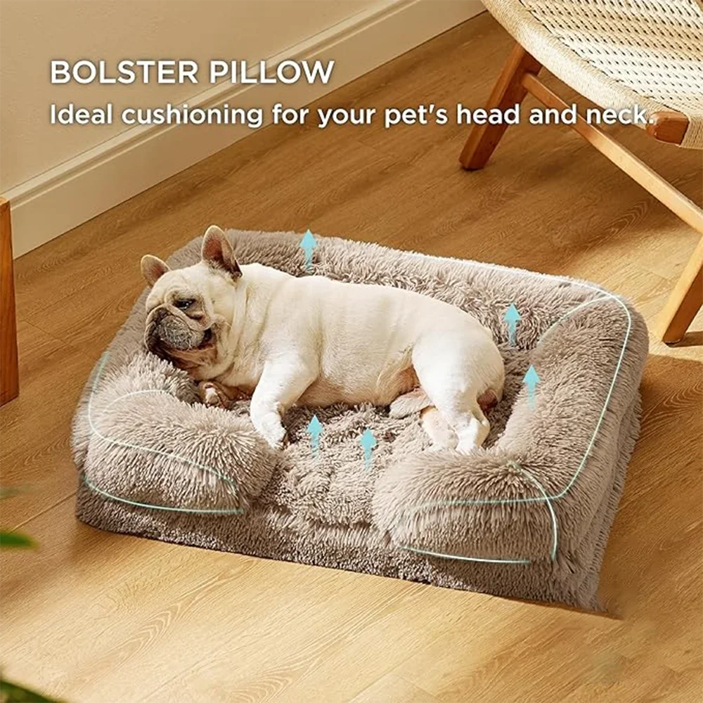 Warm Winter Dog Bed - Cozy Pet Sofa