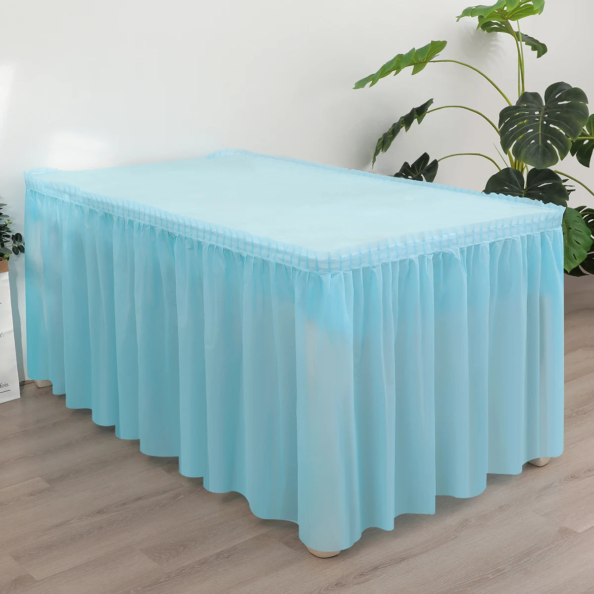 Disposable Tablecloth Table Skirt Set