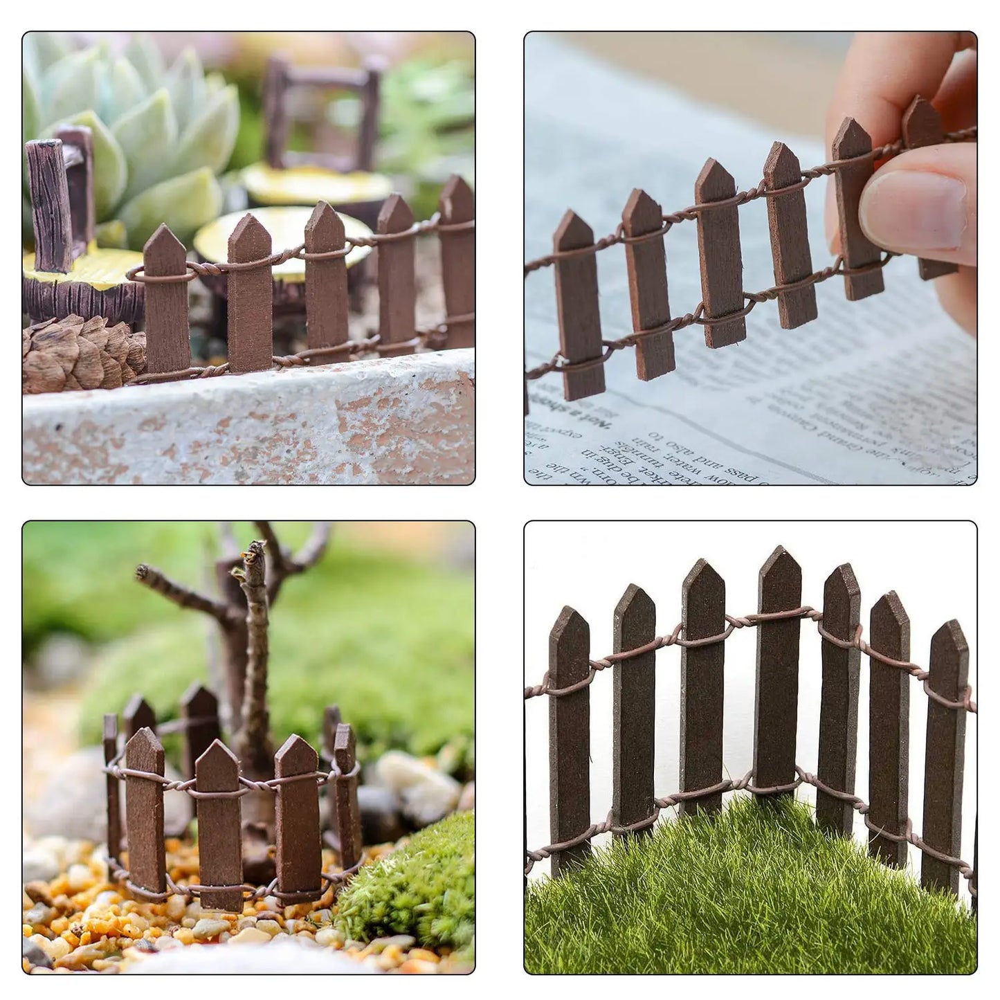 Miniature Fairy Garden Fence - DIY Craft Decor