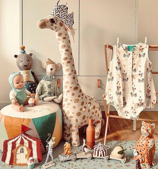 Giraffe Nursery Plush Toy Decor