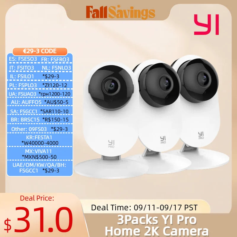 YI Pro 2K Home Camera Kit