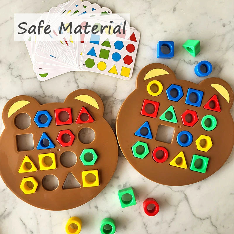 Educational Color & Shape Matching Puzzle Toys