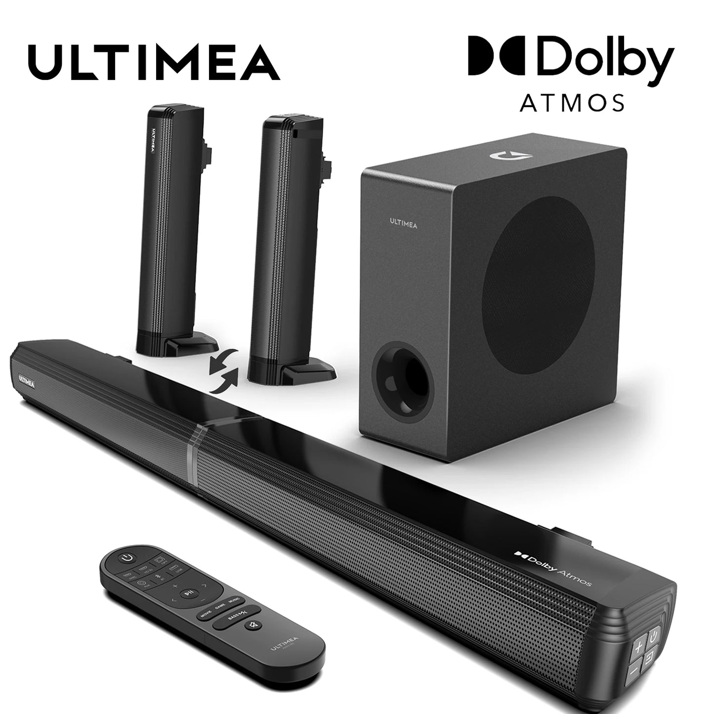 ULTIMEA 280W 4.1 Dolby Atmos Soundbar