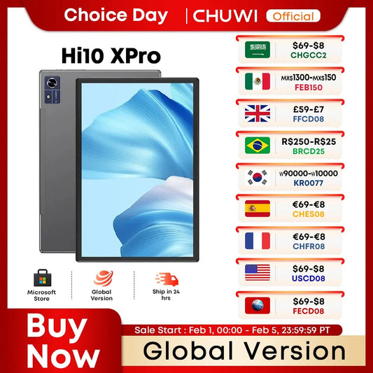 CHUWI Hi10 X Pro 10.1 Android 13 Tablet