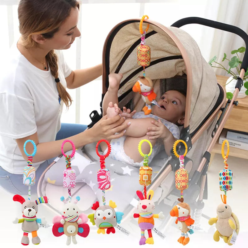 Soft Baby Sensory Hanging Rattles