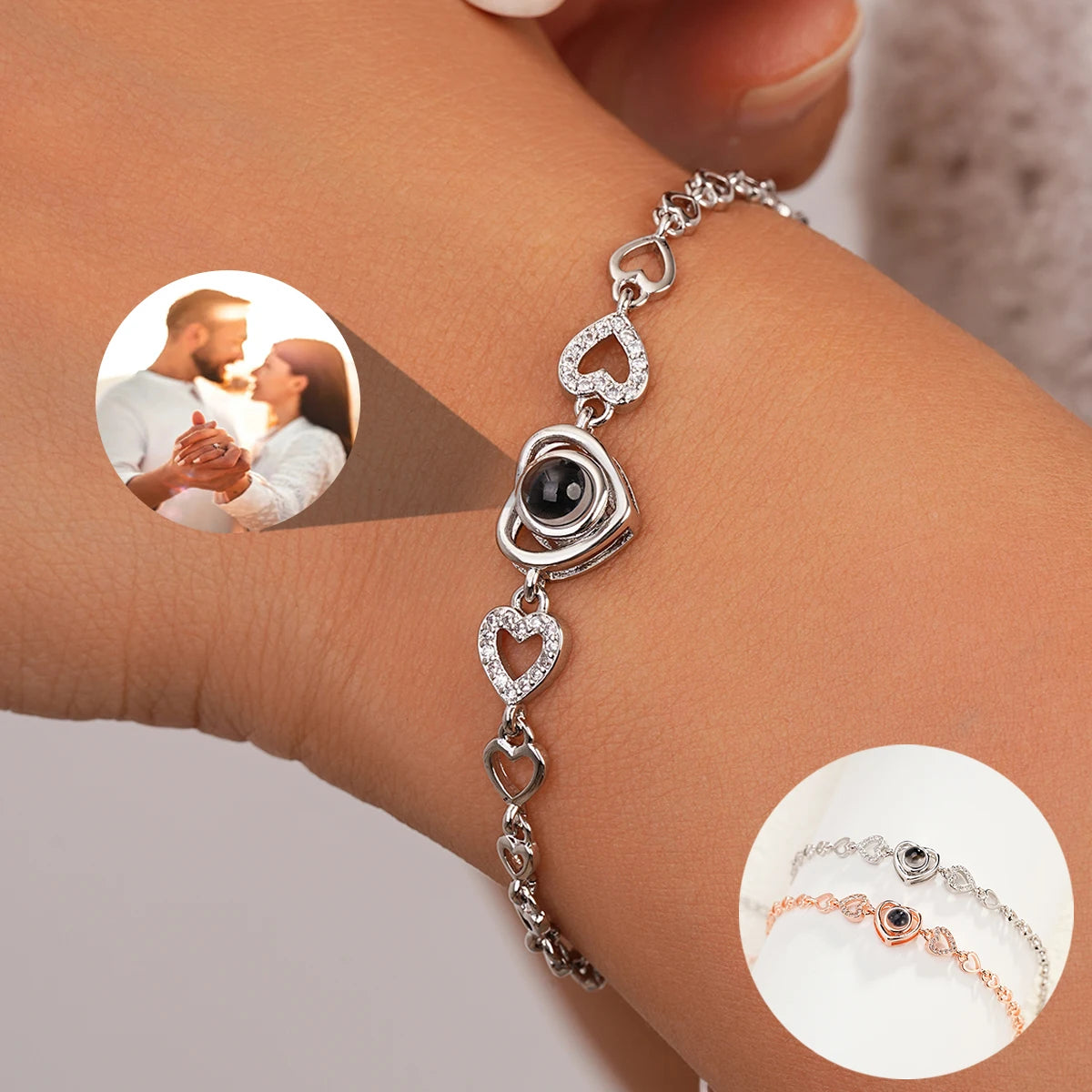 Personalized Projection Photo Bracelet