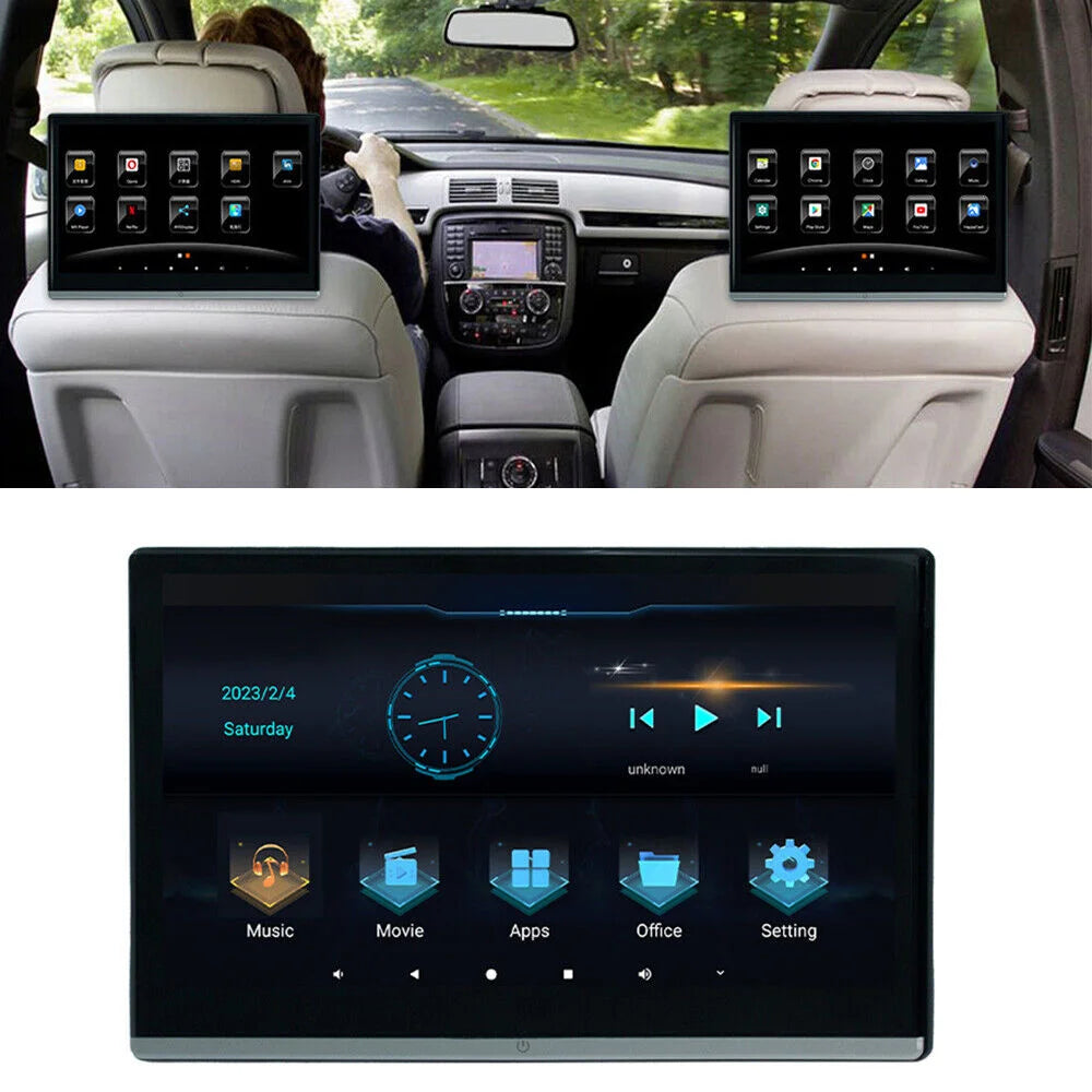 13.3 Inch Android Car Headrest TV Monitor