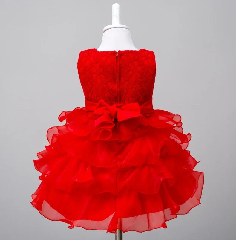 Red Princess Party Dress