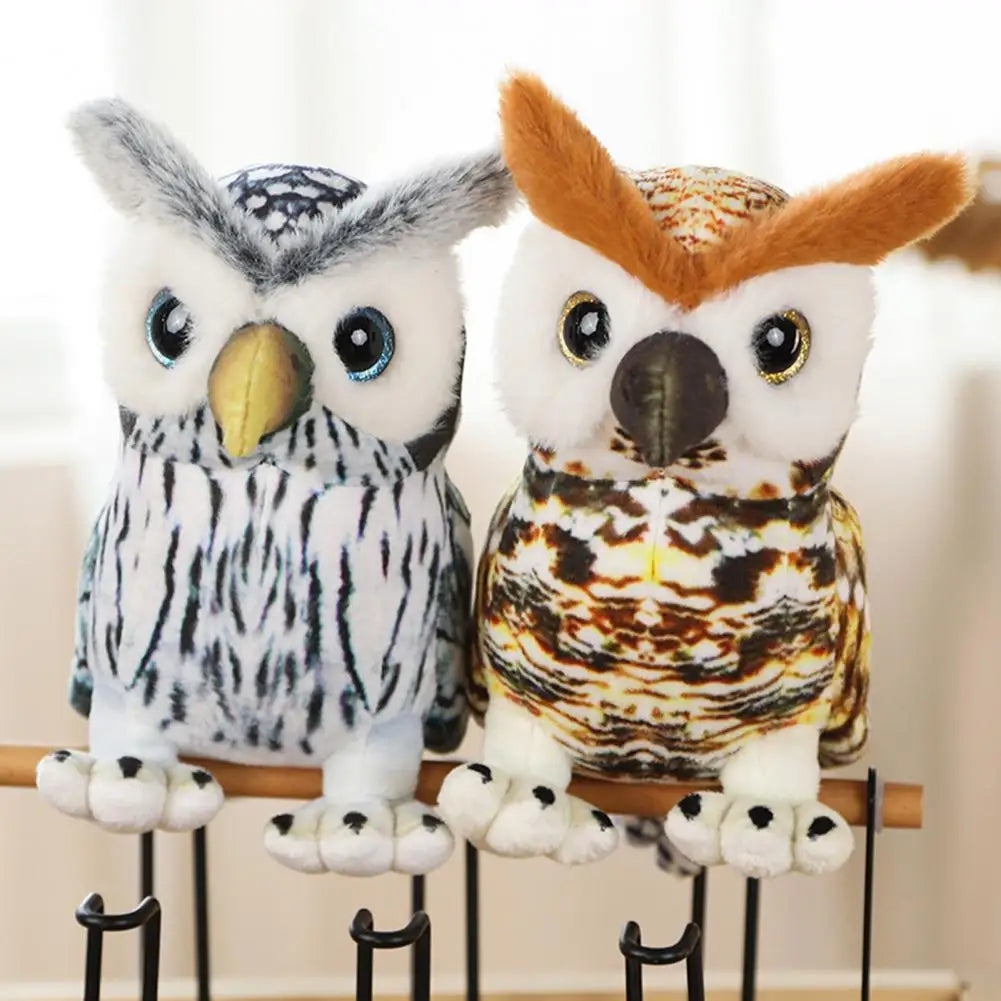 Baby Plush Owl Figurine Toy