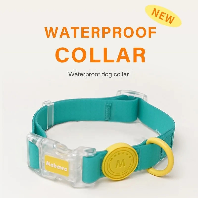 Adjustable Waterproof Dog Collar Leash Set