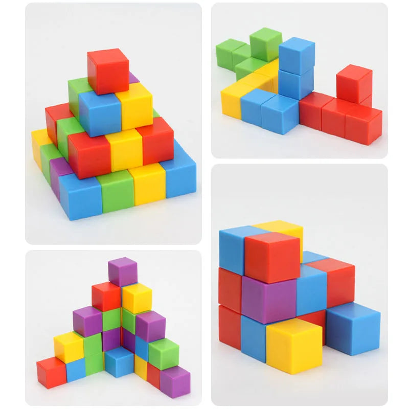 Montessori Rainbow Block Puzzle Toy