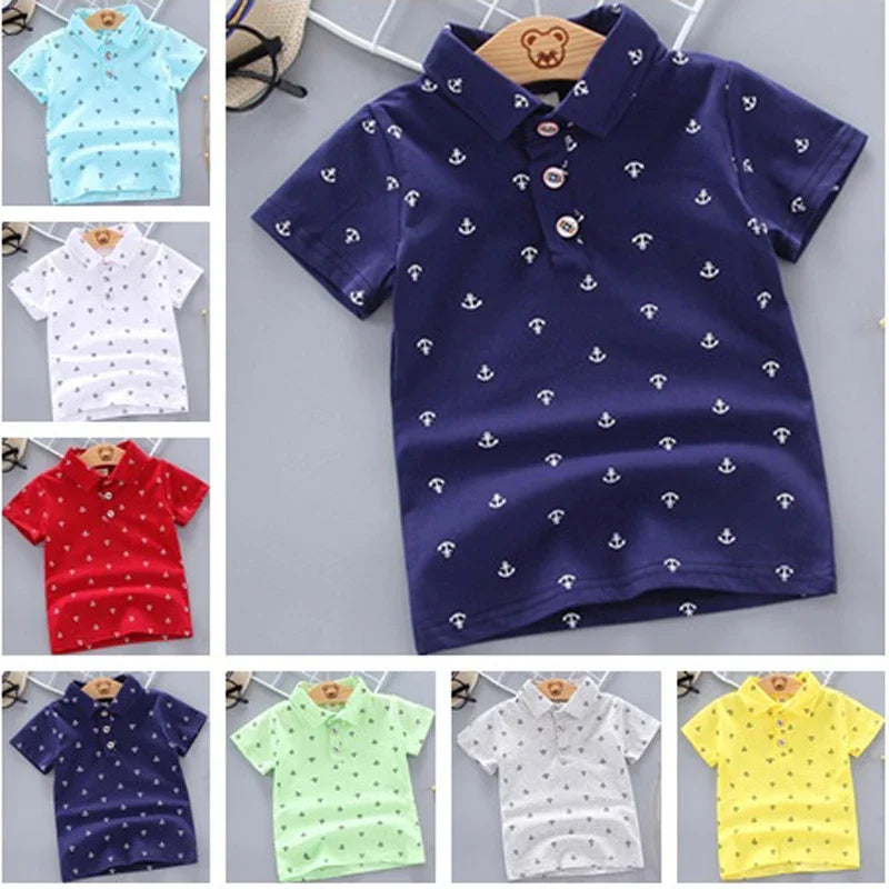 Breathable Summer Baby Shirts 12M-5Y